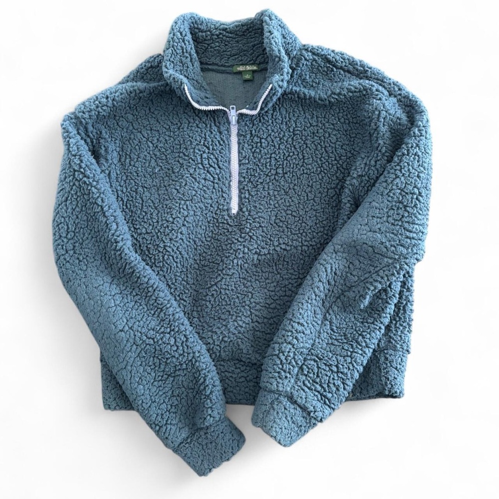 Wild Fable Blue Sherpa Hoodie